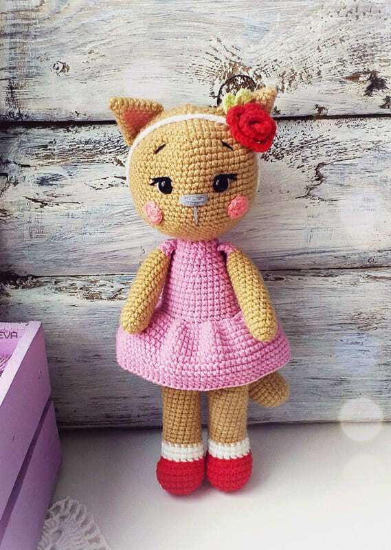 Crochet Cat Girl PDF Amigurumi Free Crochet Pattern (1)