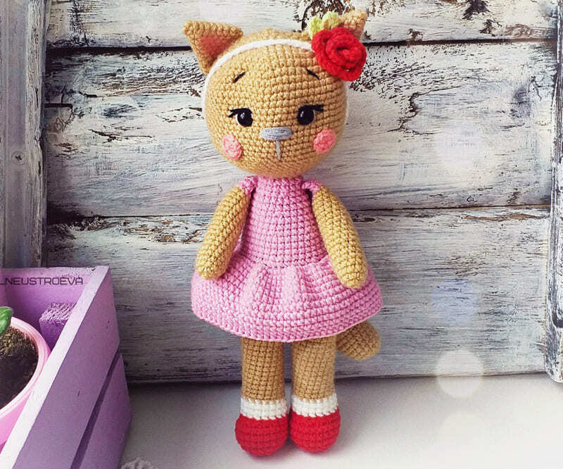 Crochet Cat Girl PDF Amigurumi Free Crochet Pattern