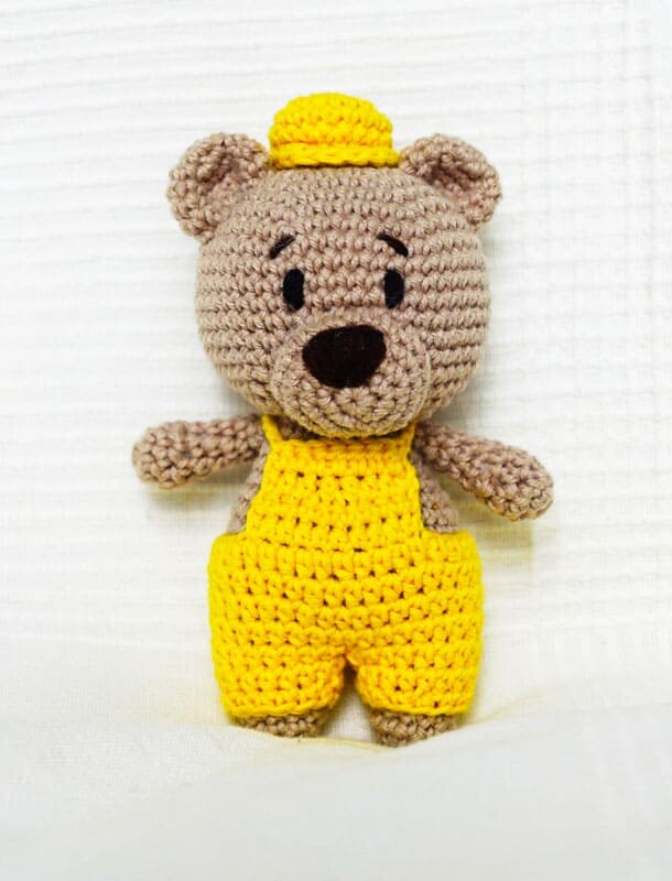 Crochet Easy Louie the Bear Amigurumi Free Pattern (1)