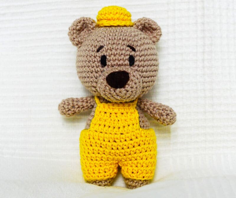 Crochet Easy Louie the Bear Amigurumi Free Pattern (3)