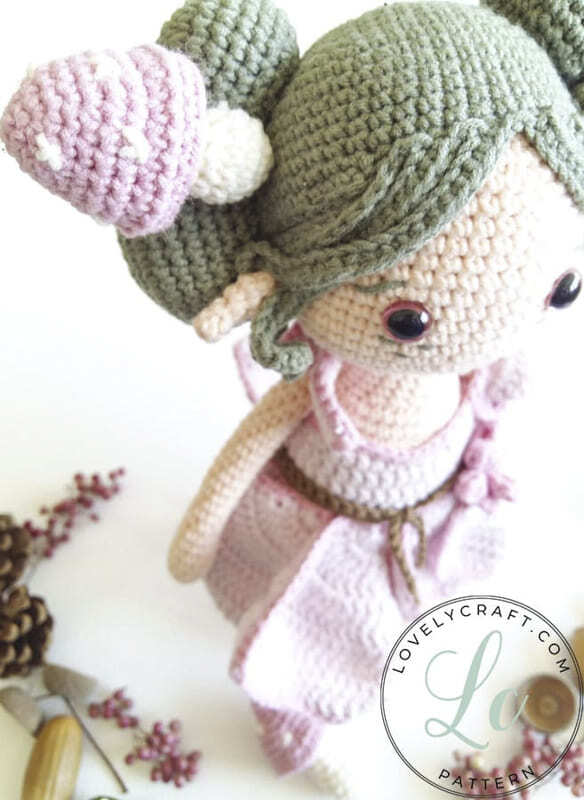 Crochet Forest Fairy Doll Amigurumi Free Pattern (5)