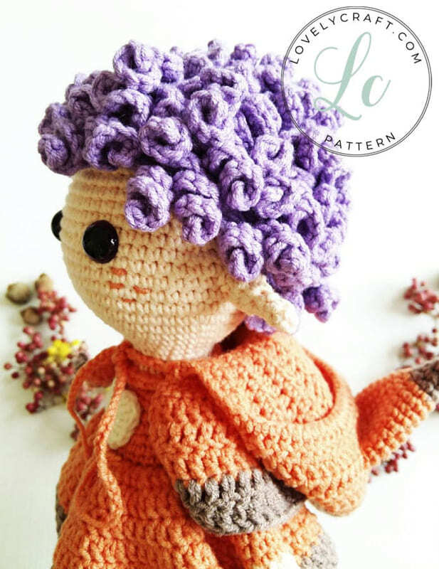 Crochet Fox Girl Doll Amigurumi Free Pattern (3)