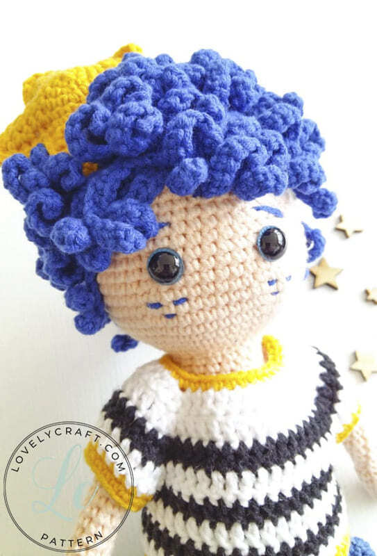 Crochet Night Boy Amigurumi Doll Free Pattern (3)