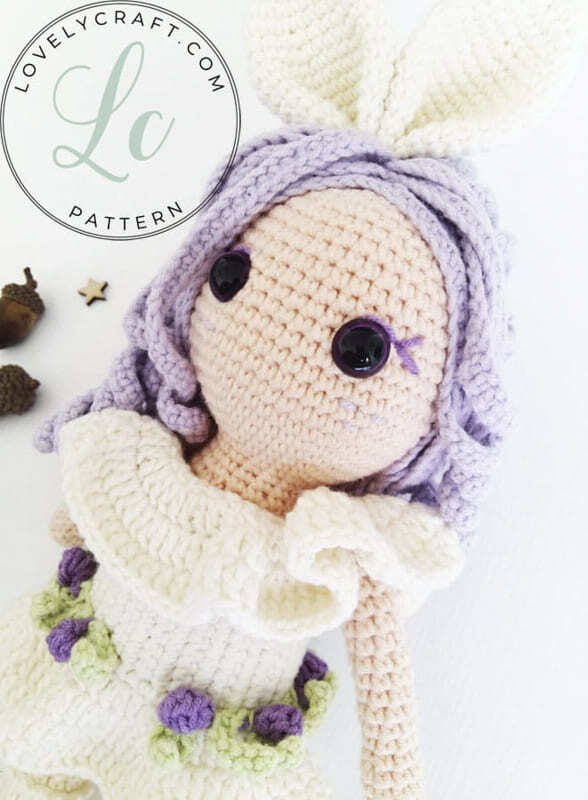 Crochet Rubby Bunny Girl Amigurumi Free Pattern (3)