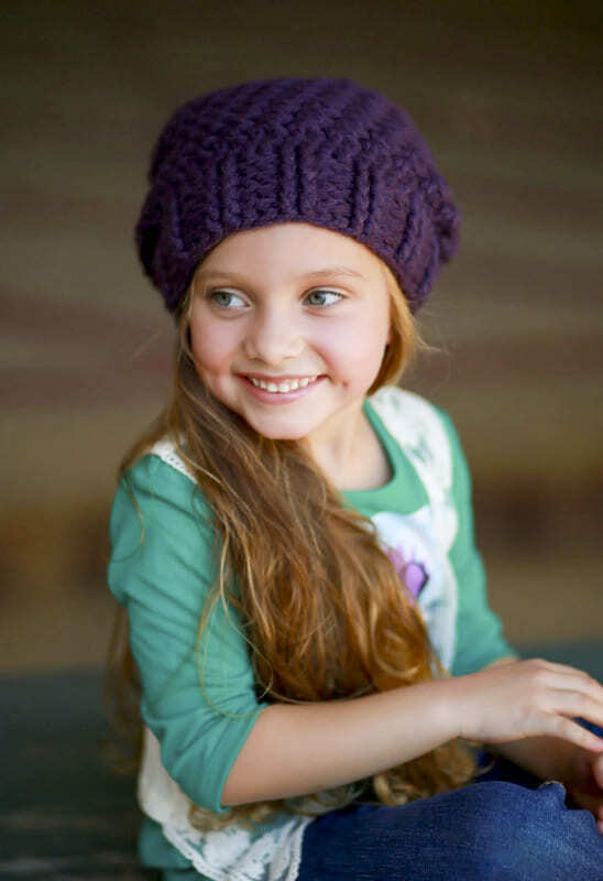 Crochet Slouchy Hat for Women and Kids PDF Pattern for girl
