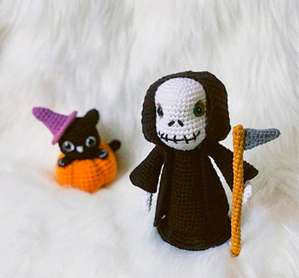 Crochet The Grim Reaper Amigurumi Free Pattern