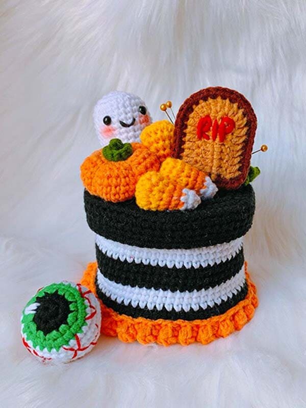 Escalofriante Caja De Dulces Amigurumi Patrón Gratis