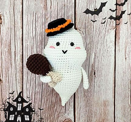 Fantasma Lindo Para Halloween PDF Amigurumi Patrón Gratis
