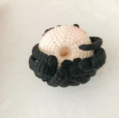 Little Baby Girl with Red Hairpin PDF Amigurumi Free Pattern