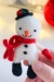 PDF Monigote De Nieve Amigurumi Patrón Gratis para Navidad