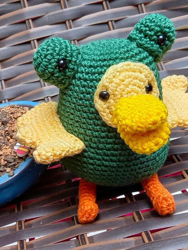 PatoRana PDF Amigurumi Patrón Gratis (4)