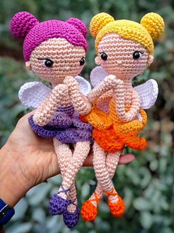 Winx club Morita y Mandarina PDF Amigurumi Patrón Gratis