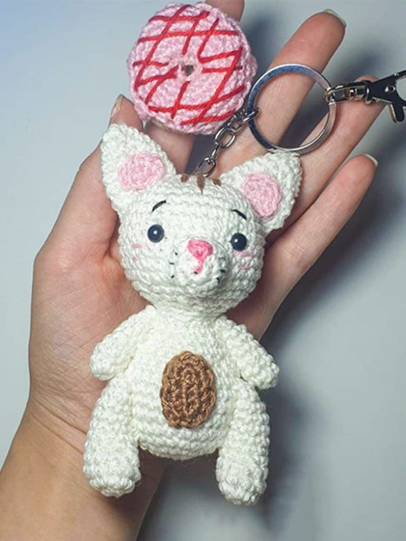 Cat Crochet Keychain Amigurumi Free Pattern Lovelycraft