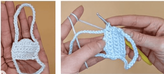 Crochet Bear Nurse Amigurumi Free Pattern- mask