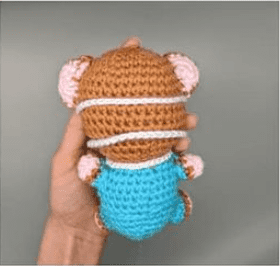 Crochet Bear Nurse Amigurumi Free Pattern- mask