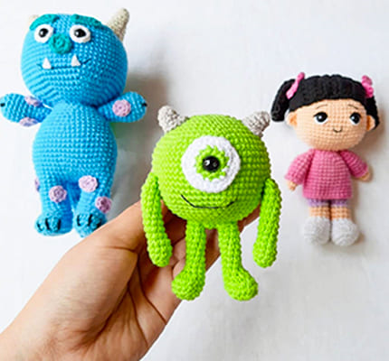 Crochet Monsters Mike amigurumi free pattern