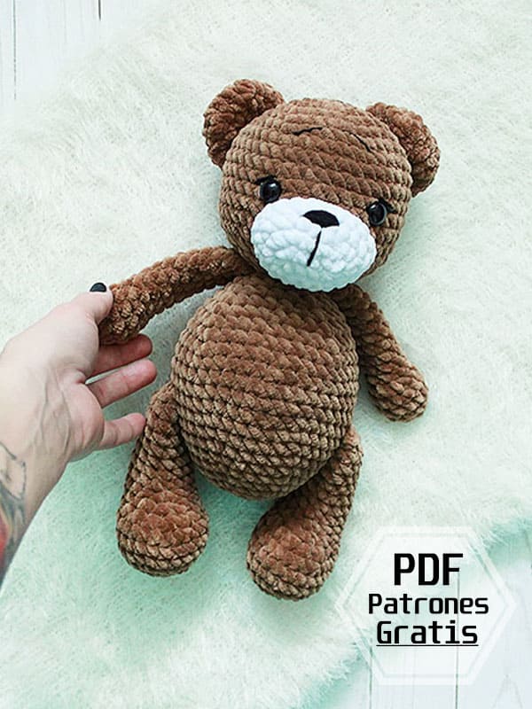 El Peluche Del Sr. Bean PDF Amigurumi Patrón Gratis