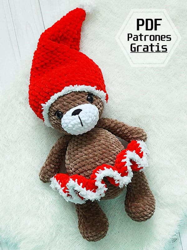 El Peluche Del Sr. Bean PDF Amigurumi Patrón Gratis