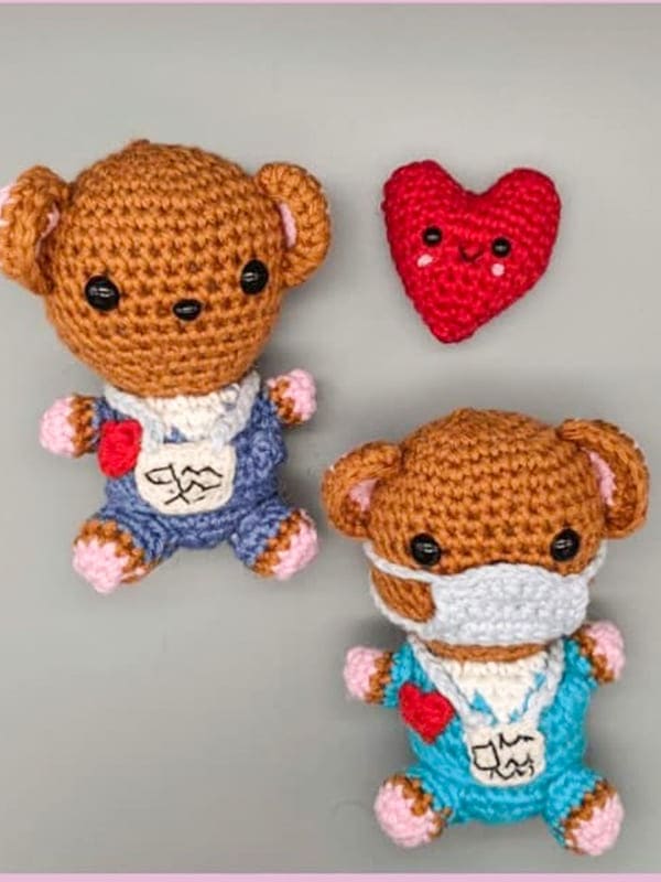 Enfermera Oso PDF Amigurumi Patrón Gratis