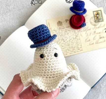 Fantasma De La Vendimia PDF Amigurumi Patrón Gratis