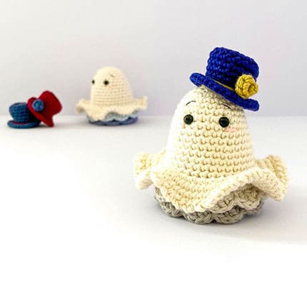 Vintage Ghost Amigurumi Crochet PDF Free Pattern 4