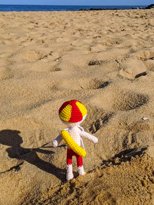 Lifeguard terry crochet doll amigurumi free pattern
