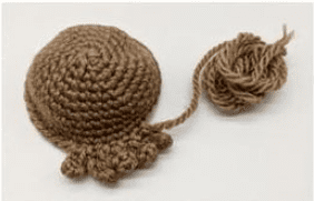 Lifeguard terry crochet doll amigurumi free pattern- hair