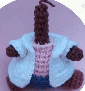 Bebé Científico Ce Jague PDF Amigurumi Patrón Gratis 