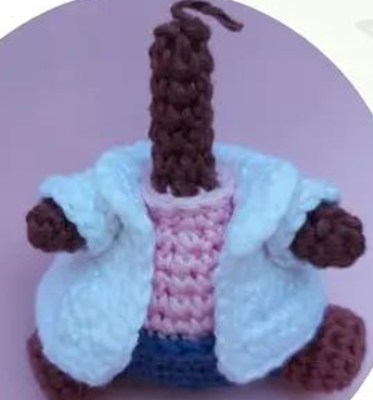 PDF Crochet Jague Scientist Baby Amigurumi Free Pattern