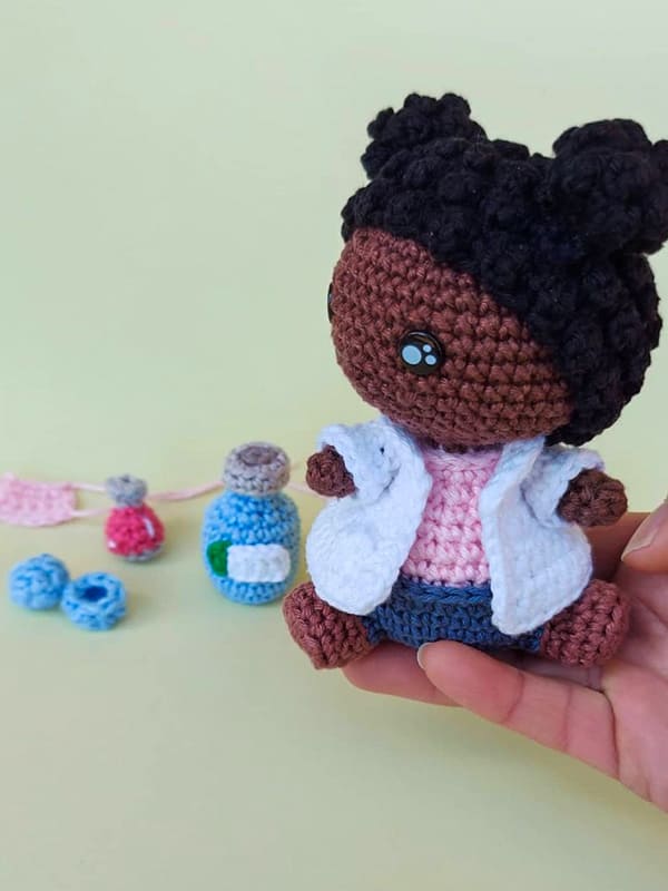 PDF Crochet Jague Scientist Baby Amigurumi Free Pattern(1)