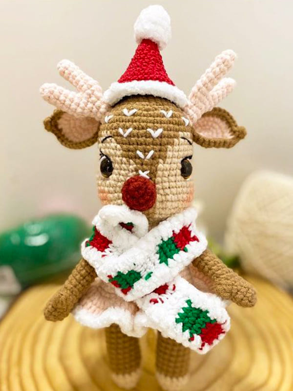 PDF Crochet Rhyna Santa's Helper Amigurumi Free Pattern