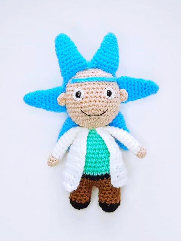 Rick and Morty Crochet PDF Amigurumi Free Pattern (2)
