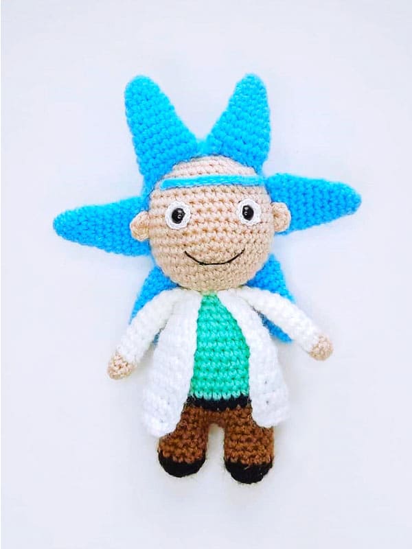 Rick and Morty Muñeca PDF Amigurumi Patrón Gratis