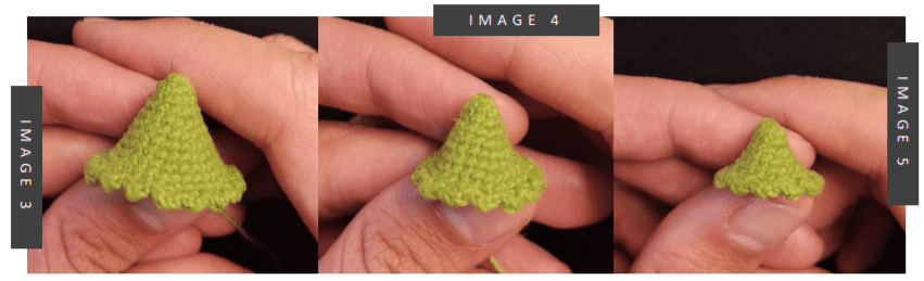 Tiny Crochet Christmas Tree Amigurumi Free Pattern tree
