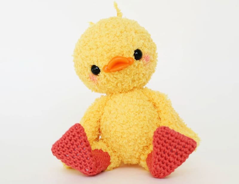 Yellow Crochet Duck Amigurumi PDF Free Pattern (1)