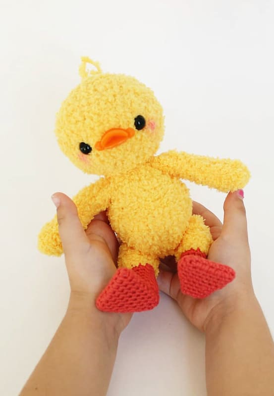 Yellow Crochet Duck Amigurumi PDF Free Pattern (2)