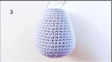 crochet christmas tree ornament angel amigurumi free pattern body