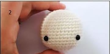 crochet christmas tree ornament angel amigurumi free pattern head