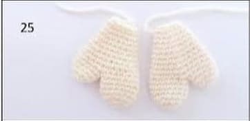 crochet christmas tree ornament angel amigurumi free pattern.wings