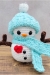 crochet snowman amigurumi free pattern (1)