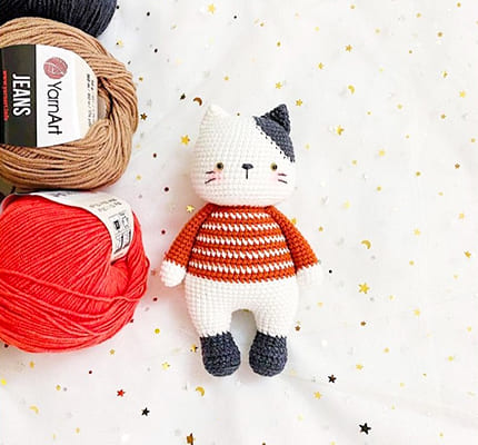 Crochet Cat Amigurumi Free Pattern