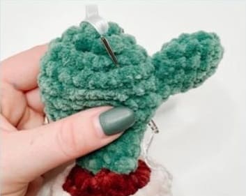 Crochet Christmas Cactus Ornament Free Pattern-cactus needles-1