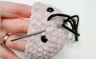 Crochet Christmas Cactus Ornament Free Pattern-pot3
