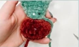 Crochet Christmas Cactus Ornament Free Pattern-soil-2