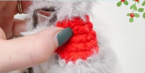 Crochet Jellyfish Christmas Ornament Amigurumi Free Pattern pompom 2