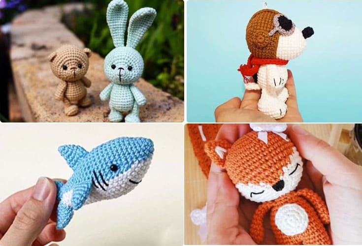 Animal Keychain Chap 2 10 in 1 Crochet Pattern, Amigurumi Keyring,  Amigurumi Pattern, Amigurumi Keychain, Crochet Keychain, PDF File 