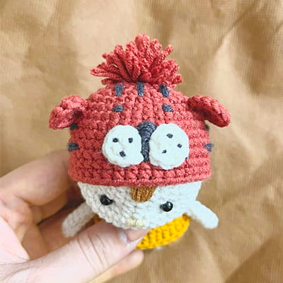 Crochet Little Kid With Tiger Hat Free Amigurumi Pattern- hat
