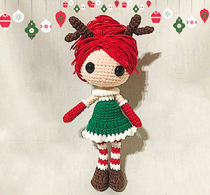 Crochet Merry Doll Amigurumi Free Pattern