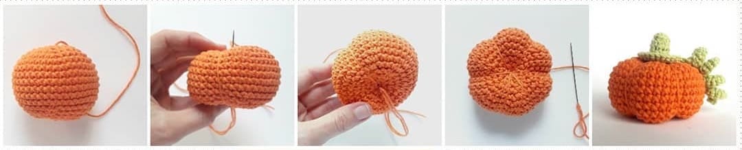 Crochet Zombie Pumpkin Mouse Amigurumi Free Pattern