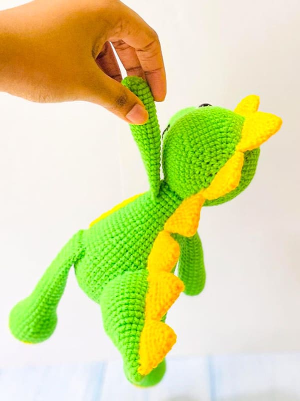 Lindo Dinosaurio PDF Amigurumi Patrón Gratis